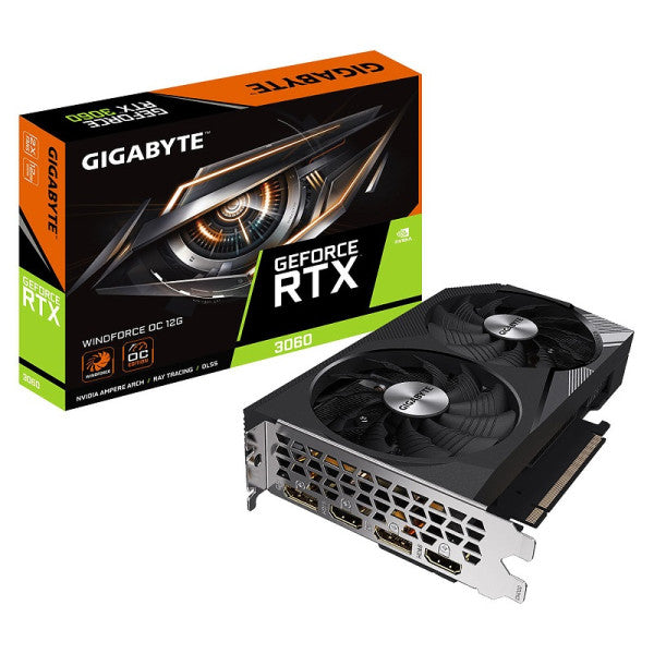 Gigabyte GeForce RTX 3060 WINDFORCE OC 12GB GDDR6 Gigabyte GeForce RTX 3060 WINDFORCE OC 12GB GDDR6